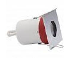 HudsonReed Biard Foco Downlight Empotrable de Techo Clasifícación Ignífuga GU10 IP65 con Bisel Cuadrado Disponible en 3 Colores