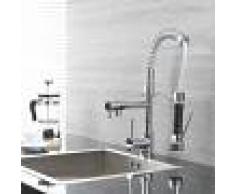 HudsonReed Grifo Mezclador Monomando de Cocina con Ducha Extraible