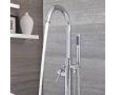 HudsonReed Grifo Mezclador Autoportante con Ducha de Mano para Bañera Independiente - Mirage