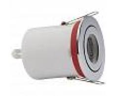 HudsonReed Biard Foco Downlight Empotrable IP20 GU10 Inclinable de Techo Clasifícación Ignífuga con Bisel Redondo Disponible en 3 Colores