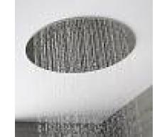 HudsonReed Alcachofa de Ducha Redonda Empotrable de Techo de Acero Inoxidable 400x400x51mm - Trenton