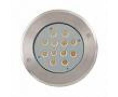 efectoled.com Foco LED Empotrable en Suelo 12W Blanco Cálido 3000K