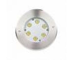 efectoled.com Foco LED Empotrable en Suelo 6W Blanco Cálido 3000K