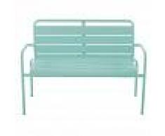 Maisons du Monde Banco infantil de metal azul turquesa Fun Summer