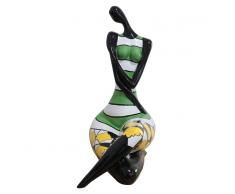 Rose Figura decorativa femenina, 39x30x56 cm