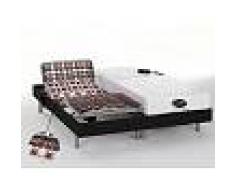 NATUREA Cama articulada eléctrica con memoria de forma LYSIS III de NATUREA - Negro - Motores OKIN - 2x80x200cm