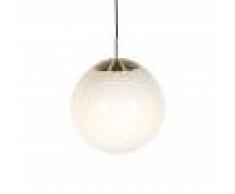 QAZQA Lámpara colgante nórdica cristal translúcido 40cm - BALL 40