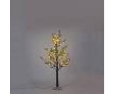 Kaemingk Árbol de Navidad PINO nieve LED blanco cálido 1,5 metros