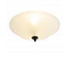 Honsel Plafón clásico marrón cristal beige - PIRATA
