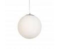 QAZQA Lámpara colgante nórdica cristal translúcido 50cm - BALL 50