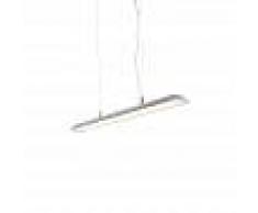 QAZQA Lámpara colgante moderna 100cm plateada LED - DUCT S