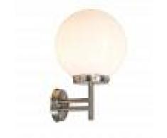 QAZQA Aplique moderno acero inoxidable IP44 - SFERA