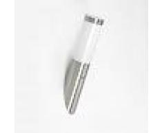 QAZQA Aplique moderno acero crepuscular IP44 - ROX