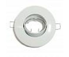 Barcelona LED Aro downlight empotrable basculante Ø80/Ø102 blanco para GU10 / GU5.3