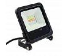 Barcelona LED Foco proyector LED RGB 30W IP65 con mando 24 teclas y estaca