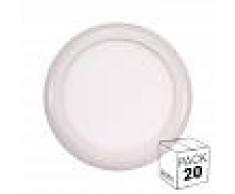 Barcelona LED Pack ahorro 20 downlight LED 18W ajustable para superficie y empotrable