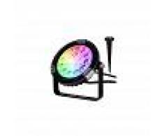 Barcelona LED Foco proyector LED 9W RGB+CCT control por RF/WiFi - IP65
