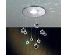 Orion Lámpara empotrada Feng Shui piezas Swarovski cromo