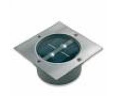 Smartwares Foco suelo LED empotrado solar Lugo cuadrado IP44