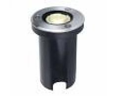 Lampenwelt.com Foco LED empotr. en suelo Kenan IP67 acero inox.