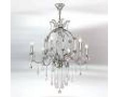 RIPERLamP Valiosa lámpara de araña de cristal Trina 6 brazos