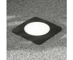 Fumagalli Lámpara empotrada Ceci 160-SQ 10 W negro