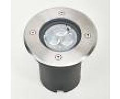 Lampenwelt.com Foco LED empotrable en suelo AVA redondo, IP67