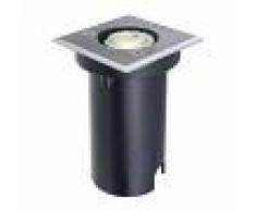 Lampenwelt.com Foco LED empotrable en suelo Kenan IP65 49 lm