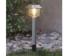 Best Season Lámpara LED solar Fille con estaca, forma farol