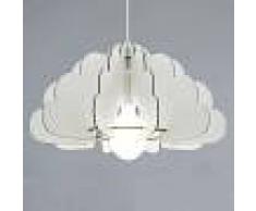 EGLO Lámpara colgante Chieti en diseño de nubes, blanco
