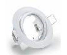 Trio Lighting Redonda lámpara empotrada Jura en blanco