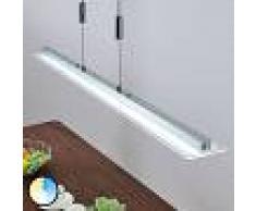 Lindby Riel de iluminación LED Sladja, atenuador táctil