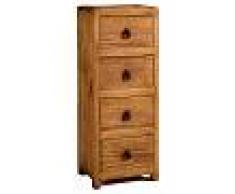 Cajonera Rustica Alta 4 Cajones Abal
