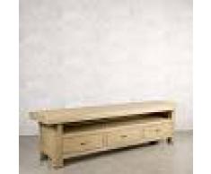 Mesa Television Tablon de Roble Kaix