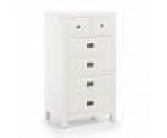 Sinfonier Cajonera Colonial 6 Cajones Blanco Serie New White