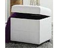 Puff Baul Ecopiel Blanco
