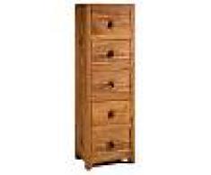 Cajonera Rustica Alta 5 Cajones Abal