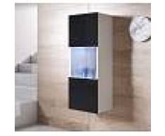 Armario colgante modelo Luke V3 (40x126cm) color blanco y negro