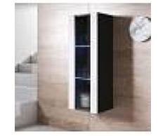Armario colgante modelo Luke V2 (40x126cm) color negro y blanco