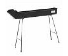 Cruccolini Barbacoa de carbón para pinchos hierro forjado 80 cm BA14 - Superficie de cocción 80 x 11 cm