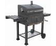 Royal Food Barbacoa de carbón CB 2350 con parrilla de acero - Superficie de cocción 2400 cm2