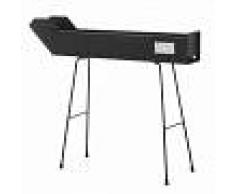 Cruccolini Barbacoa de carbón para pinchos hierro forjado 60 cm BA13 - Superficie de cocción 60 x 11 cm