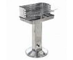 Royal Food Barbacoa de carbón CB 200 con parrilla de acero - Superficie de cocción 53x34 cm