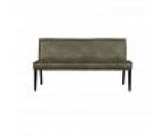 BePureHome banco piel verde Rodeo