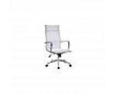 Iconic Furniture silla oficina réplica eames blanca alta malla