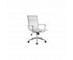 Iconic Furniture silla oficina réplica eames blanca baja malla