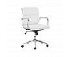 Iconic Furniture silla oficina soft pad white