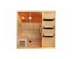 VOGUE SAUNA Sauna tradicional de 4/5 plazas FABORG acristalada - 200 x 180 x 200 cm
