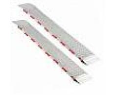 Gierre Pareja rampas ligeras fijas de 1,50 m aluminio para tractor cortacésped, quad, etc. RFL150